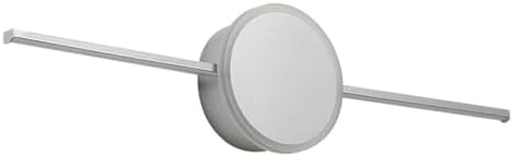 Modern LED Bathroom Vanity Light, 3 Color Temperature Sconce, Minimalist Linear Design, Aluminum & Acrylic Fixture, Gold/Silver Finish, 60cm Length for Mirrors