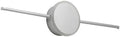 Modern LED Bathroom Vanity Light, 3 Color Temperature Sconce, Minimalist Linear Design, Aluminum & Acrylic Fixture, Gold/Silver Finish, 60cm Length for Mirrors
