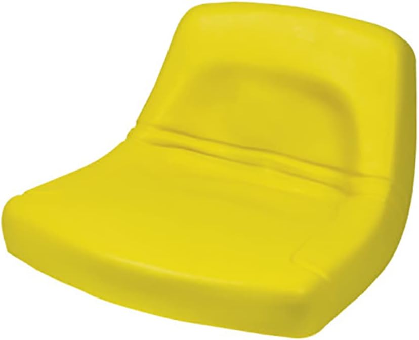 Low Back Fits John Deere Lawn Mower Garden Tractor Seat Yellow