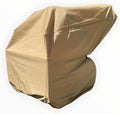 Mower Machine Dust Cover Compatible with Husqvarna Z254 (54') 26HP Kohler Zero Turn Lawn Mower Machine, Tan Nylon Weather Resistant Cover Dimensions 67''W x 75''D x 40''H by Comp Bind Technology LLC