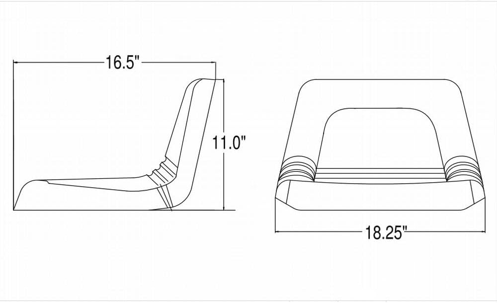 Low Back Fits John Deere Lawn Mower Garden Tractor Seat Yellow