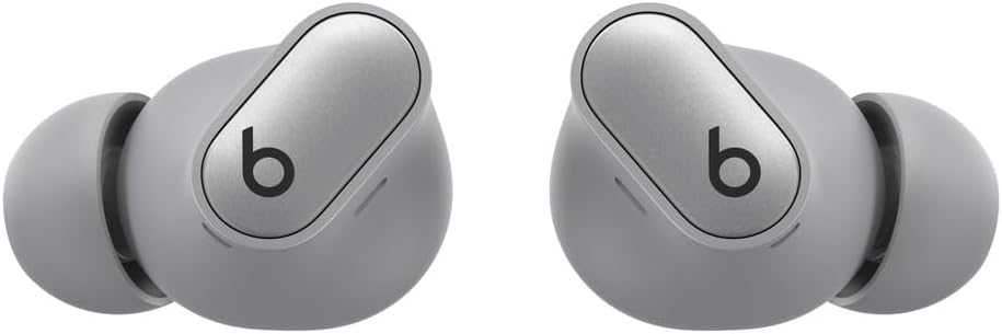Beats Studio Buds + | True Wireless Noise Cancelling Earbuds, Built-in Microphone, Sweat Resistant, Spatial Audio - Cosmic Silver (Renewed)