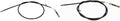 Arrhythmic 2Pcs Rear Driver and Passenger Side Parking Brake Cable, Emergency Brake Cable, Parking Brake Cable Kit for Chevrolet Silverado 1500 2001-2005 for Chevy Silverado 1500 2001-2005