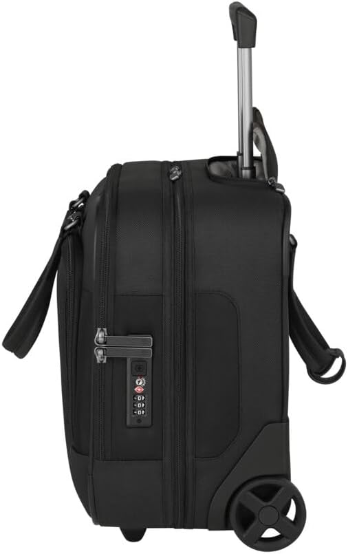 Victorinox Werks Traveler 7.0, Wheeled Briefcase, 2-Wheel Briefcase with 15.6' Laptop and 11'' Tablet Compartment, Black