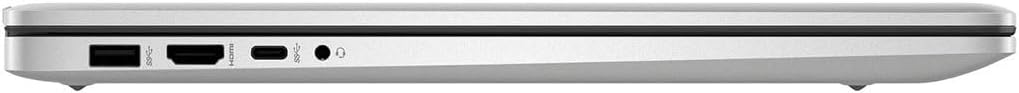 HP 17-cn3003dx 17.3' HD+ Laptop, Intel Core i3-N305 1.8GHz, 8GB RAM, 256GB SSD, Windows 11 Home, Natural Silver - Refurbished