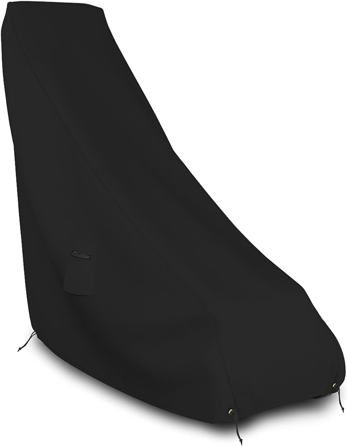 Lawn Mower Cover 18 Oz Waterproof - Customize Cover with Any Size - 100% Weather Resistant Grass Mower Cover with Air Pocket and Drawstring with Snug Fit (50' D x 25' W x 44' H, Black)