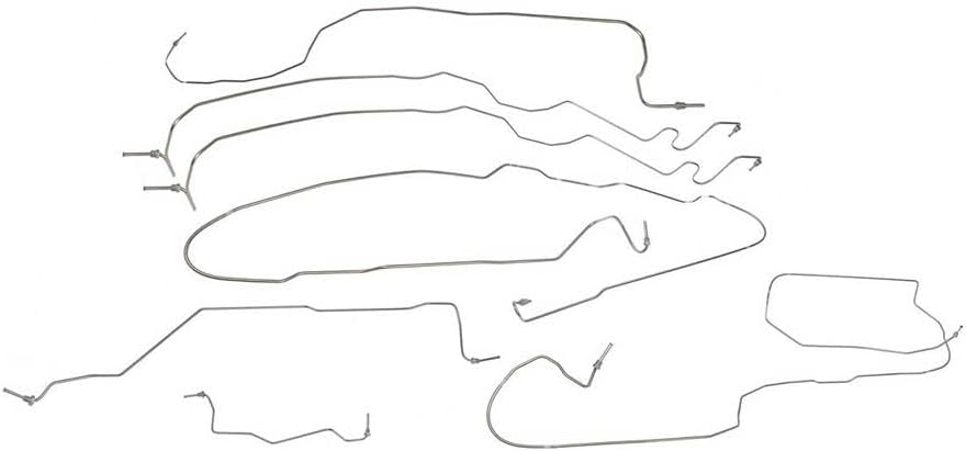 Brake Hose - Brake Hydraulic Line Kit Brake Line Brake Pipe 1PC Compatible with Chevrolet Silverado 2500 HD 2003-2006 Compatible with Chevy Silverado 2500 HD 2003-2006 Replaces 22932567