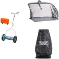 American Lawn Mower 14-Inch 5-Blade Push Reel Lawn Mower with Sharpener, Grass Catcher & Storage Cover Bag Bundle