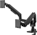 Monoprice Heavy Duty Dual Monitor Gas Spring Desk Mount - Up to 35in/44 lbs Ultrawide Screens, Detachable VESA 100x100/75x75 Plate, Topside Installation
