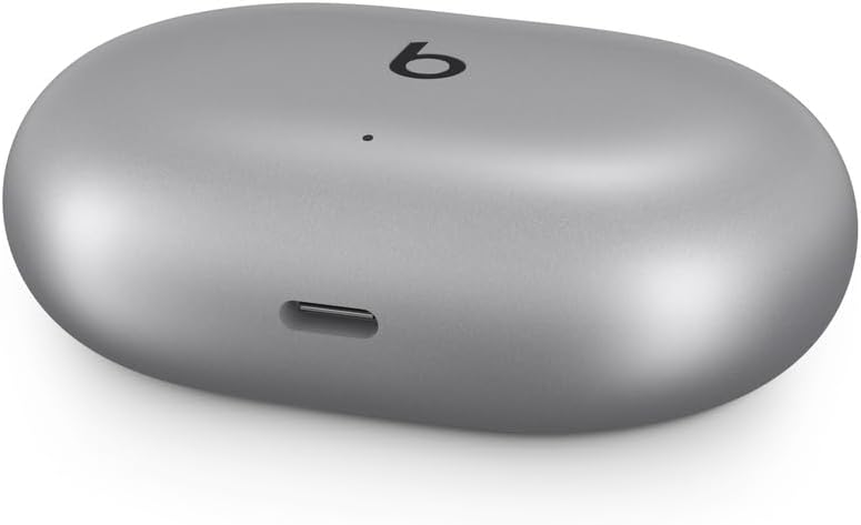 Beats Studio Buds + | True Wireless Noise Cancelling Earbuds, Built-in Microphone, Sweat Resistant, Spatial Audio - Cosmic Silver (Renewed)