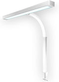 Neatfi 3,000 Lumens LED Desk Lamp with Clamp | Dimmable | 5 Brightness Levels & 5 Light Modes | Memory Function | Eye-Caring Flexible Lamp for Home & Office (28 Inches, White)