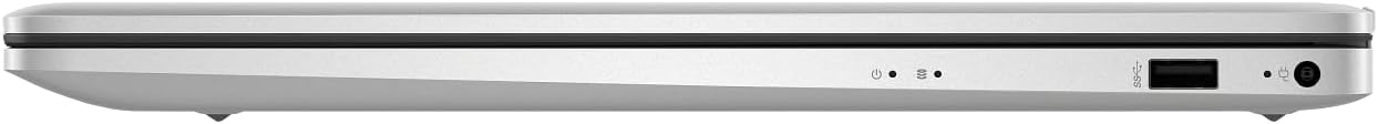 HP Touch Screen Laptop, 17.3' HD+ Touchscreen Laptop Computer, Windows 11, 64GB RAM 2TB SSD, Intel Core Ultra 7 255U, Fingerprint Reader, Backlit Keyboard, SageNova Earphones, Natural Silver