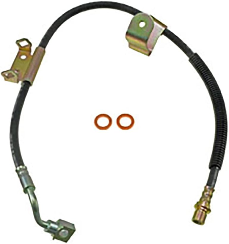Arrhythmic Brake Hose Front and Rear Brake Line Kit, 4Pcs Automotive Replacement Brake Hydraulic Hose for Chevrolet Avalanche 2500 2002-2005 for Chevy Avalanche 2500 2002-2005