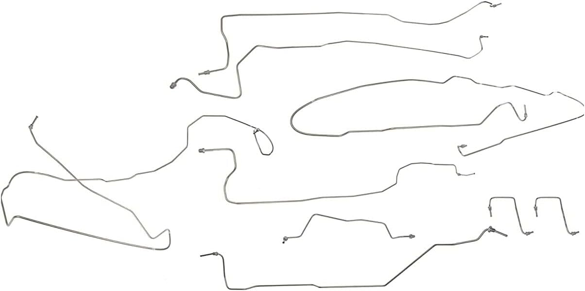 Brake Line Kit for Chevy for Silverado 1500 2004-2005,for GMC for Sierra 1500 2004-2005 & Classic 2007 Truck Stainless Steel