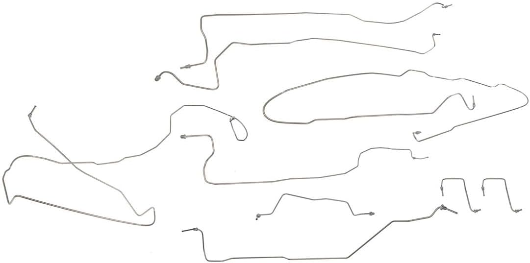 (1) Brake Line Stainless Brake Line Brake Line Kit fits Chevrolet Silverado 1500 2004-2006 fits Chevy Silverado 1500 2004-2006 fits GMC Sierra 1500 2004-2005