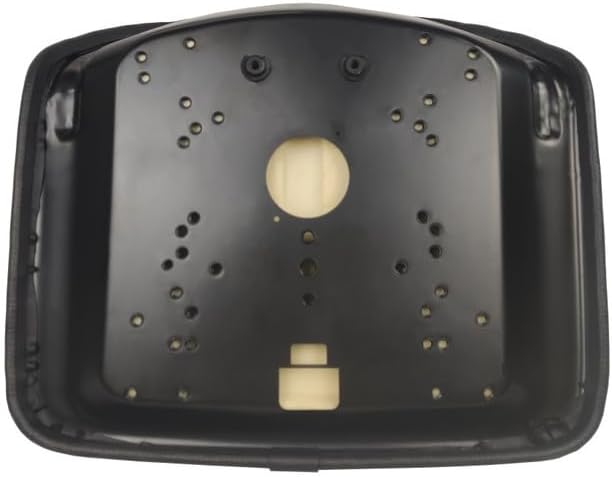 Lawn Mower Seat Replacement; Compatible with John Deere Tractors: 212, 214, 216, 300, 312, 314, 317, 316, 318, 322, 330, 332, 400, 420, 430; Yellow; SU-109000YE-J2