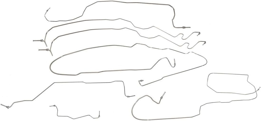 (1) Brake Line Stainless Brake Line Brake Line Kit fits Chevy Silverado 2500 HD Classic 2007-2007 fits GMC Sierra 2500 HD 2003-2006 fits GMC Sierra 2500 HD Classic 2007-2007