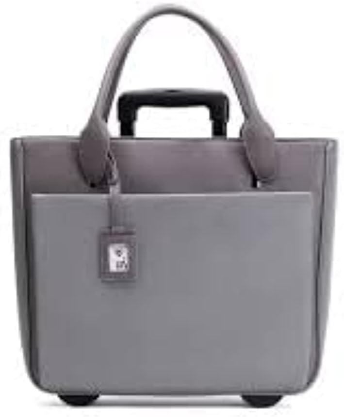 FLORLRT-03 Florence Gray Rolling Tote Case 17.3 Laptop