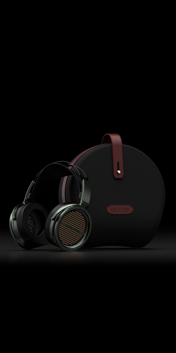 Aune SR7000 Full-Size Closed-Back Headphones with MLD Driver, Dynamic Driver, Detachable Cable, Over-Ear HiFi Hi-Res Audiophile Headphones for HiFi System, Home Audio, DAP