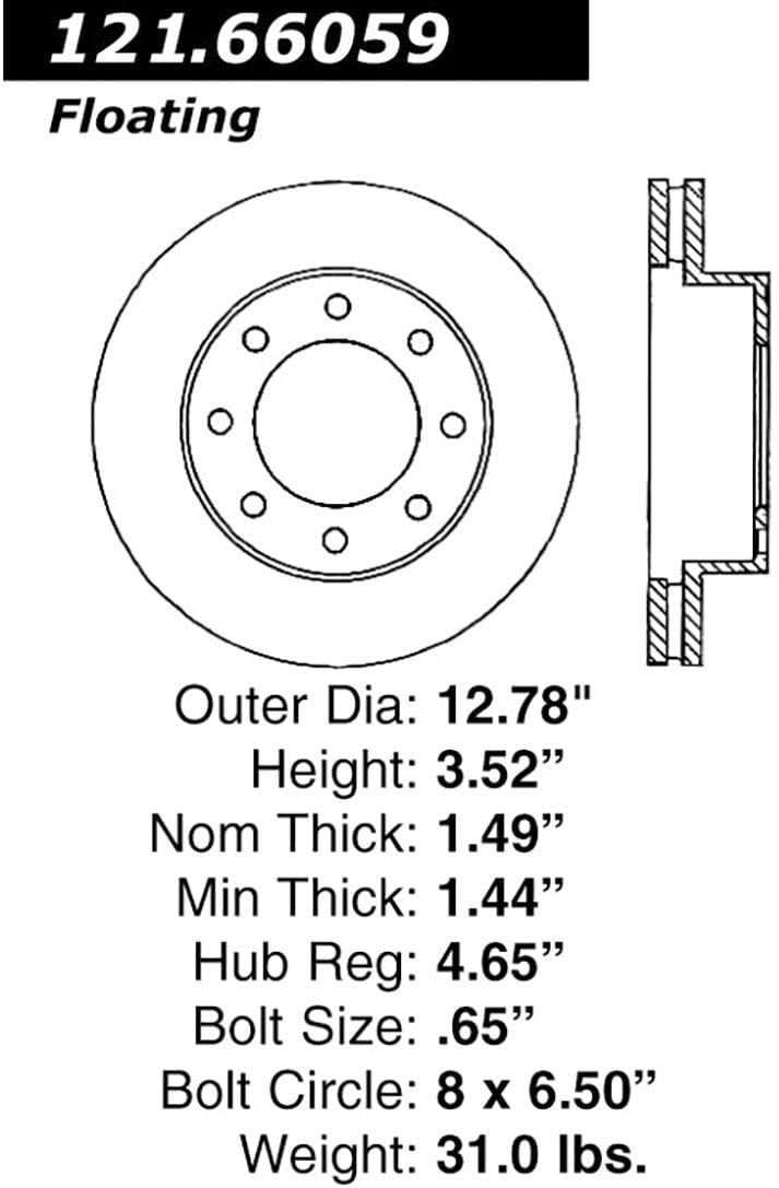 4X Front Replacement Brake Kit Brake Rotors & Ceramic Brake Pads Fits Chevrolet Avalanche 2500 2002-2004 Fits Chevy Avalanche 2500 2002-2004 Fits Chevrolet Express 3500 2003-2019