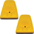 TM333YL (2) Pack of Yellow Michigan Seats for John Deere Gator Lawn Tractor