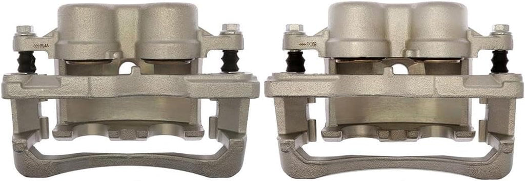 Arrhythmic 2Pcs Disc Brake Caliper Front Brake Caliper Kit Brake Calipers Left and Right for Chevy Silverado 1500 HD 2001-2006 for Chevrolet Silverado 2500 1999-2004 for Chevy Silverado 2500 1999-2004