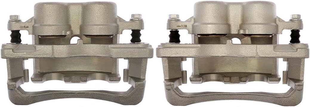 Arrhythmic 2Pcs Disc Brake Caliper Front Brake Caliper Kit Brake Calipers Left and Right for Chevy Silverado 1500 HD 2001-2006 for Chevrolet Silverado 2500 1999-2004 for Chevy Silverado 2500 1999-2004