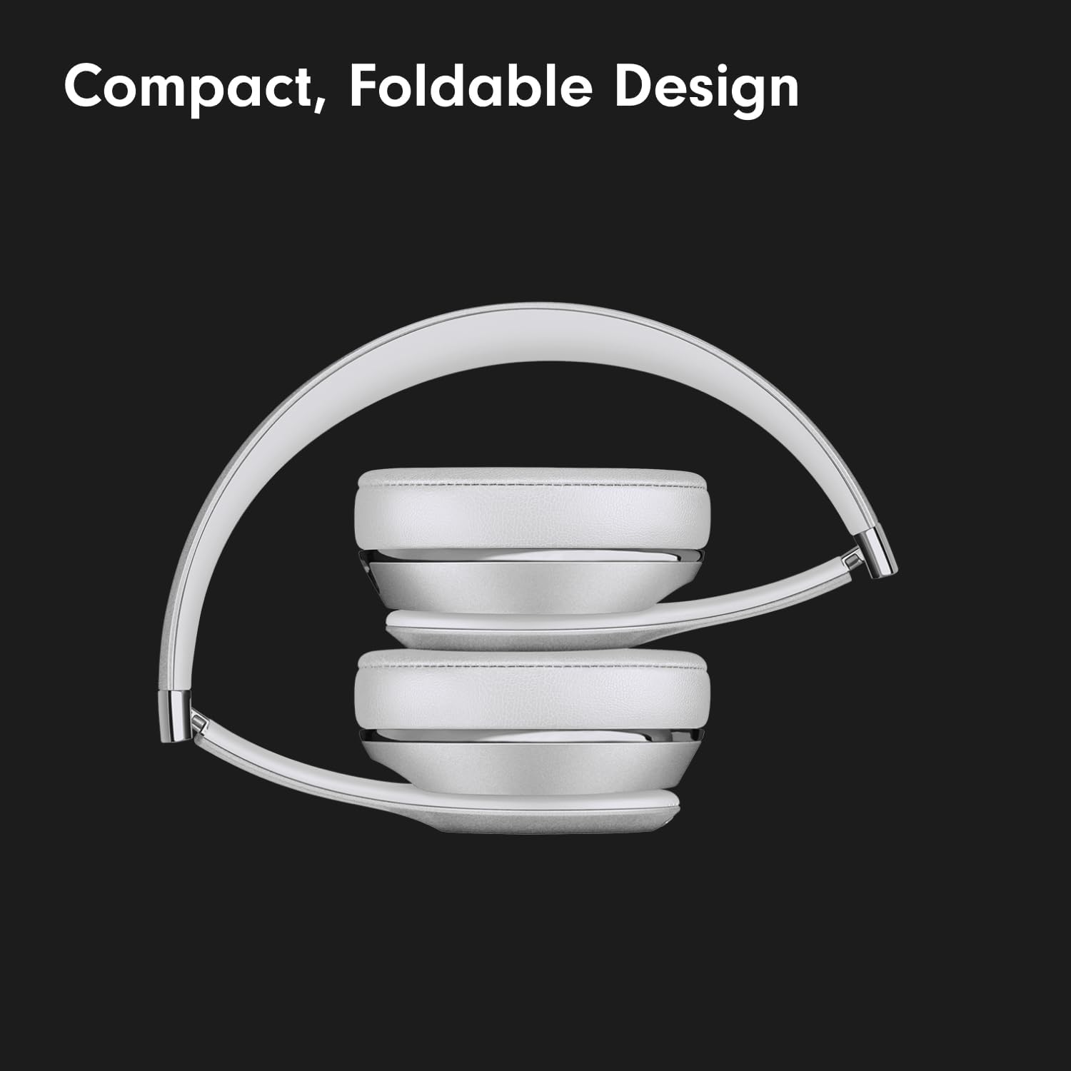 Beats Solo3 - Wireless Bluetooth On-Ear Headphones, Apple & Android Compatible, Up to 40H of Battery Life - Silver (Latest Model)