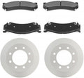 Rear Brakes and Rotors Kit for Chevy Silverado 3500 2004-2007 for Chevrolet Silverado 3500 Classic 2007-2007 for Chevy Silverado 3500 Classic 2007-2007 3PCS Rear Disc Brake Rotors Ceramic Brakes Pads