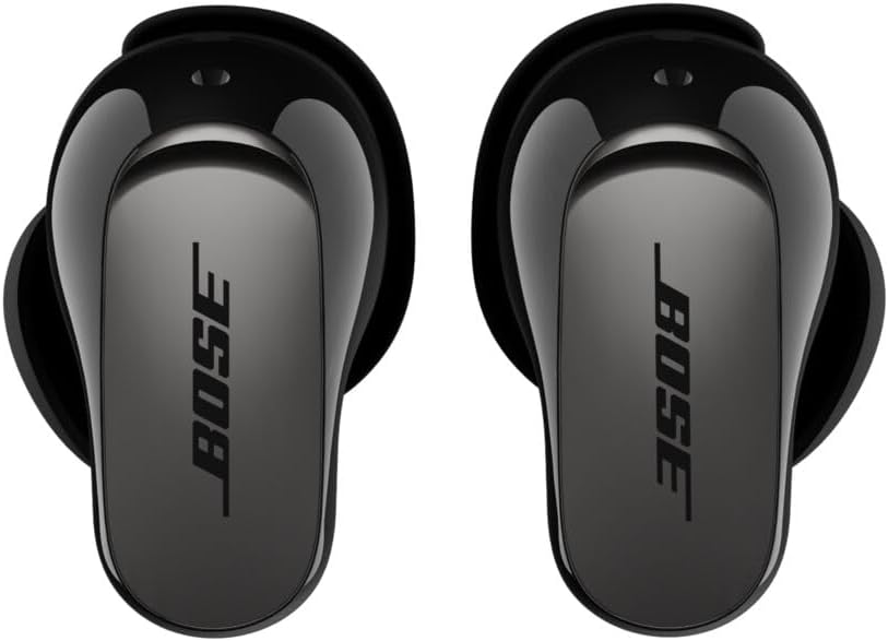 Bose QuietComfort Ultra Earbuds (2nd Gen) - Wireless Noise Cancelling Earbuds with Mic, Immersive Audio, USB-C Charging, Up to 6 Hours Battery, IPX4 Rating, Black