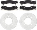 Rear Brakes and Rotors Kit for Chevy Silverado 3500 HD 2007-2010 for GMC Sierra 3500 2001-2006 for GMC Sierra 3500 Classic 2007-2007 3PCS Rear Disc Brake Rotors Semi-metallic Brakes Pads Rlimerance