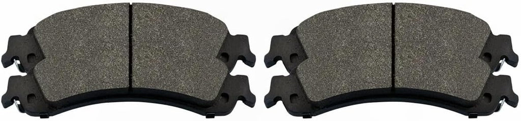 Front and Rear Side Ceramic Kit Replacement Brake Rotors and Pads for Chevy for Tahoe 2000-2006 for Avalanche 1500 2002-2006 for Silverado 1500 2001-2006 for Suburban 1500 2000-2006 SCD78565086