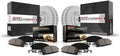 PowerStop Front and Rear Brake Kit for Nissan Frontier 2005-15 |Xterra 2005-15 |Suzuki Equator 2009-12 - Fully-Coated Disc Rotors with Z17 Ceramic Brake Pads Replacement, CRK4062