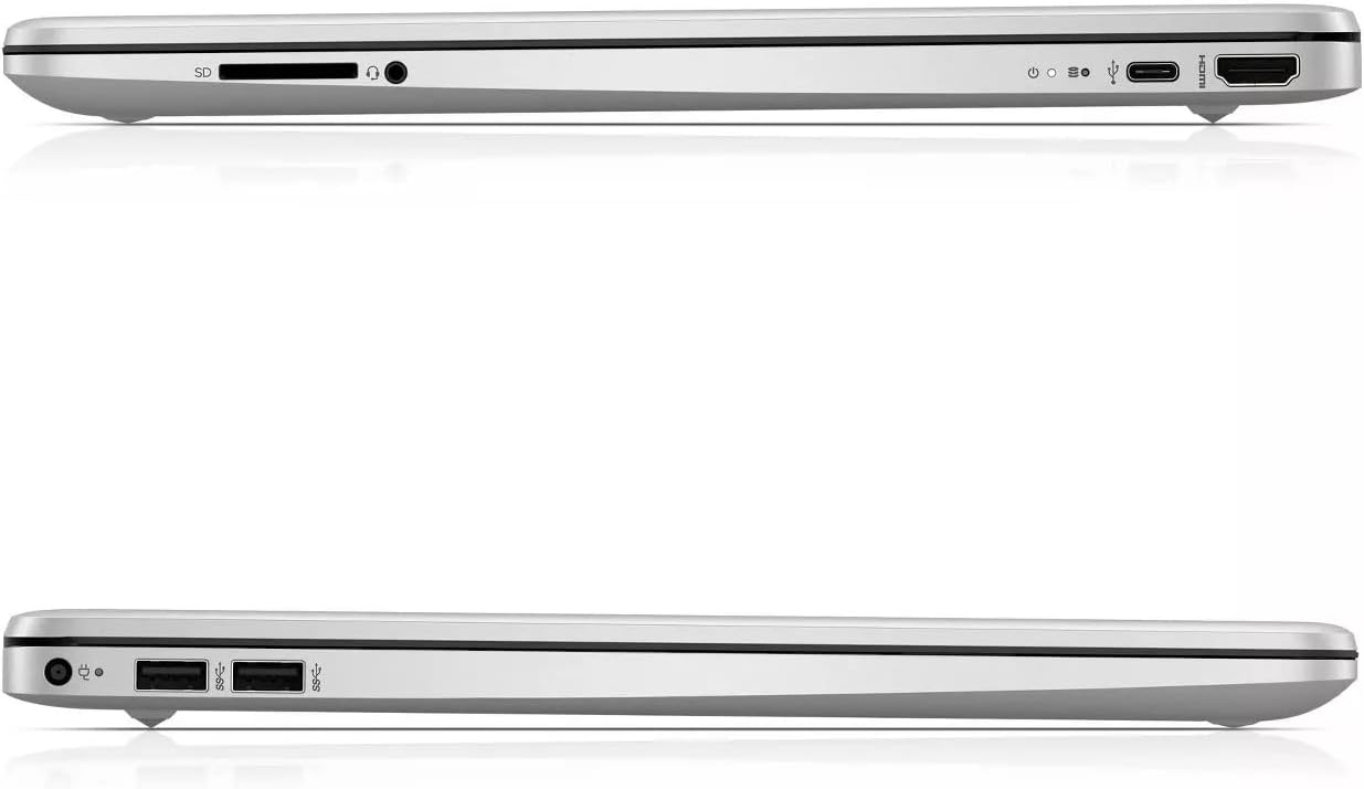 HP 15.6' Laptop with Windows Home in S Mode - Intel Core i3 11th Gen Processor - 8GB RAM Memory - 256GB SSD Storage - Silver (15-dy2035)