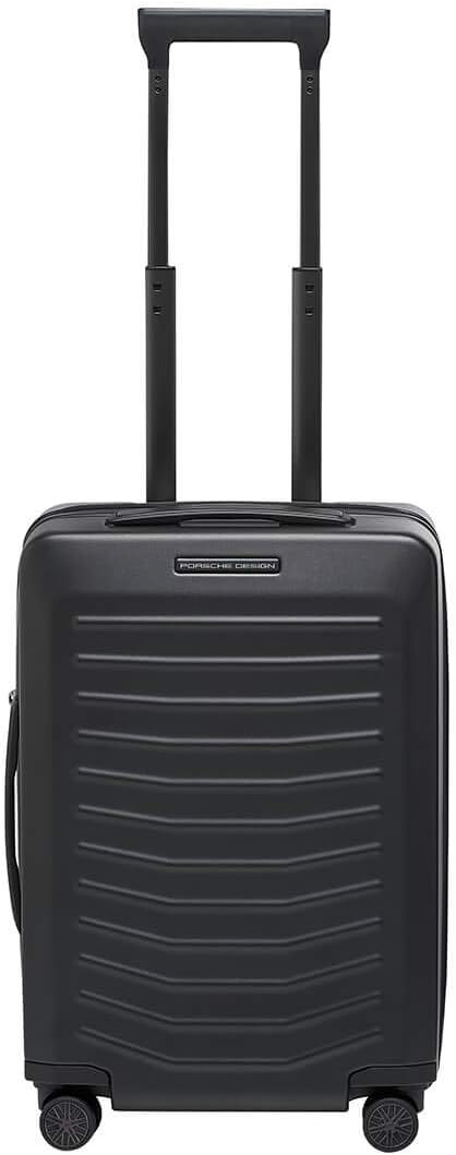 Bric's PORSCHE DESIGN 21' Spinner Carry-On Luggage - Roadster Travel Suitcase with Wheels for Men and Women - Black Matte