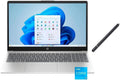 HP 15.6' HD Touch Screen Laptop | Intel Core i3-1215U (Beat Intel Core i5-1155G7) | Intel UHD Graphics | Silver | 16GB RAM | 512GB SSD | Windows 11 S | Bundle with Stylus Pen