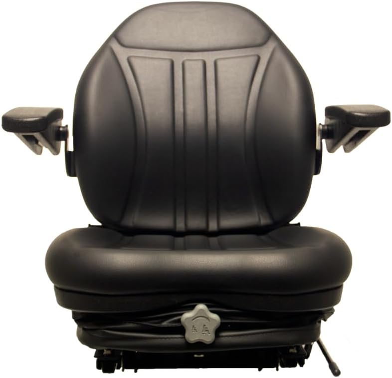 Replacement Suspension Seat for Zero Turn Lawn Mowers; Compatible with Hustler HDZ 77 ISM, HZ 750 YAN, Mini Z, Sport 48, Super Z, Super Z60, Compatible with Z4 Kawasaki SD STA, Z66