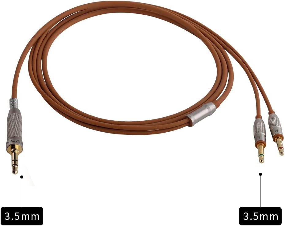 SIVGA Luan Hi-Fi Dynamic Driver Open-Back Wood Wired Earphone with Detachable Cable,Professional Grade Headphone for Audiophiles, for Home, for Studio (Brown)