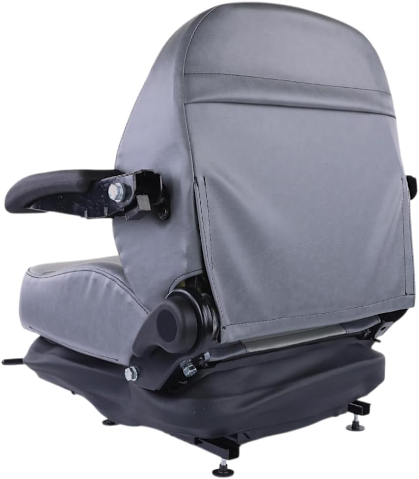 Universal Fit Highback Suspension Seat with Adustable Armrests for Tractors & Zero Turn Lawn Mowers Fits Exmark Lazer Z Diesel DS E S X Series 116-6187