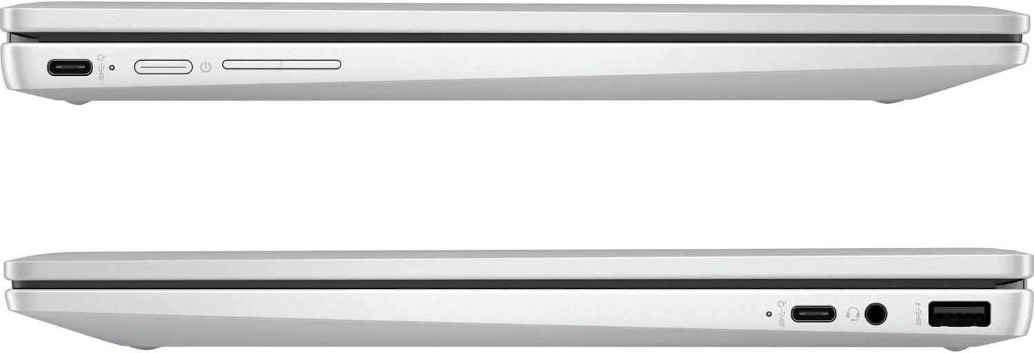 HP Chromebook x360 14b-cd0035cl 14 Inch FHD IPS 2 in 1 Touchscreen Laptop Convertible Intel Processor N200 8GB LPDDR5 RAM 128GB UFS Intel UHD Graphics 720p Webcam Backlit ChromeOS (Renewed)