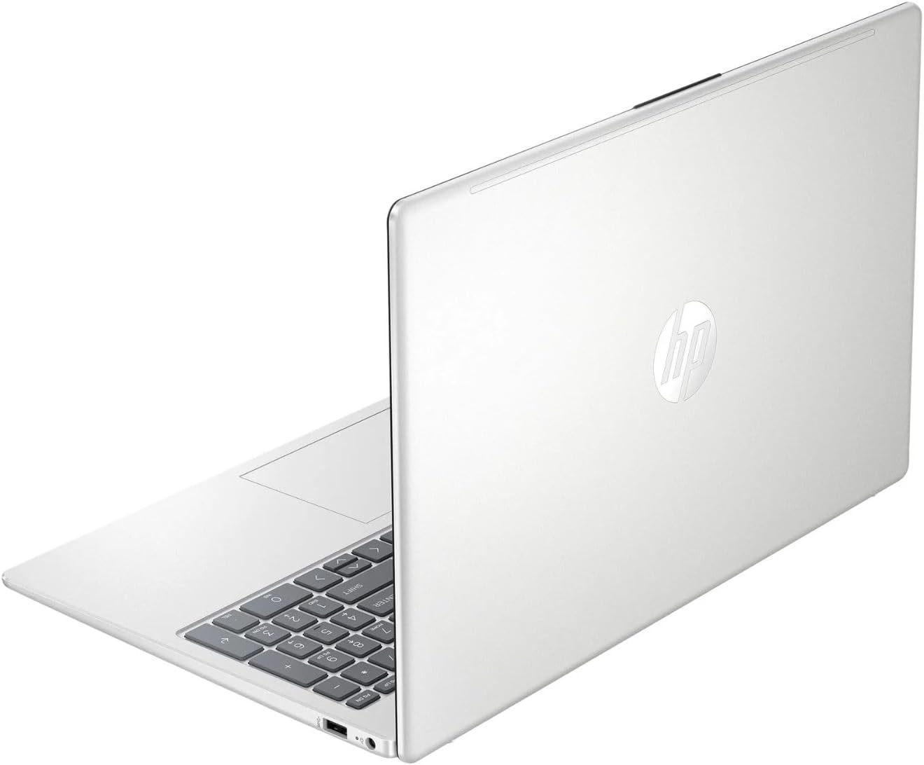 HP 15.6 FHD Laptop | AMD Ryzen 5 7520U(Beat i5-1155G7)| AMD Radeon Graphics | Webcam | WiFi | Copilot | Silver | 8GB RAM DDR5 | 512GB SSD |Windows 11 Home |Bundle with USB 3.0 Hub