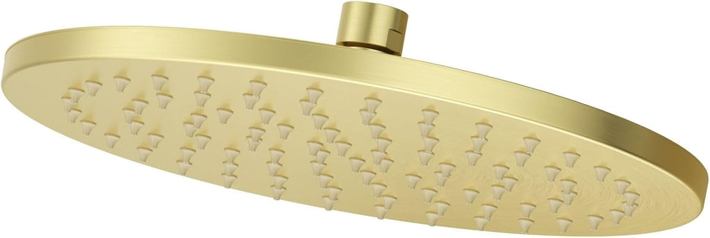 Pfister USH-03SHW Modern Round 1.75 GPM Single Function Rain Shower Head - Brushed Gold