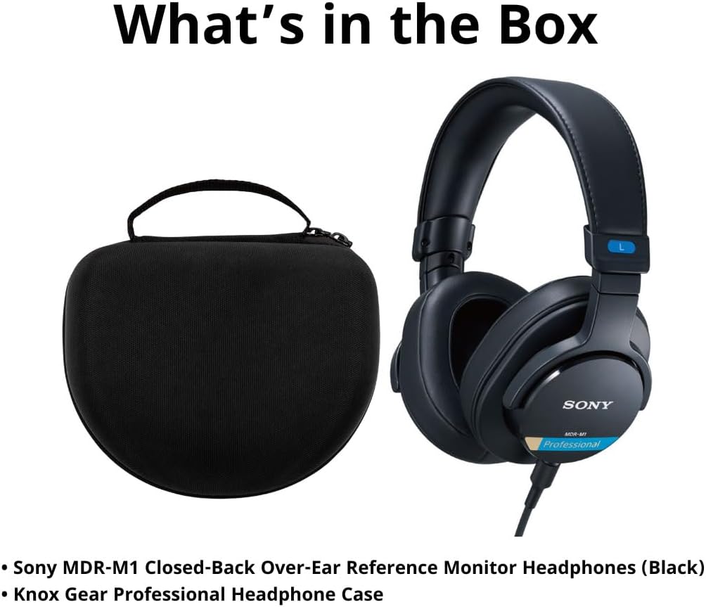 Sony - MDR-M1 Professional Reference Closed Monitor Headphones - Black