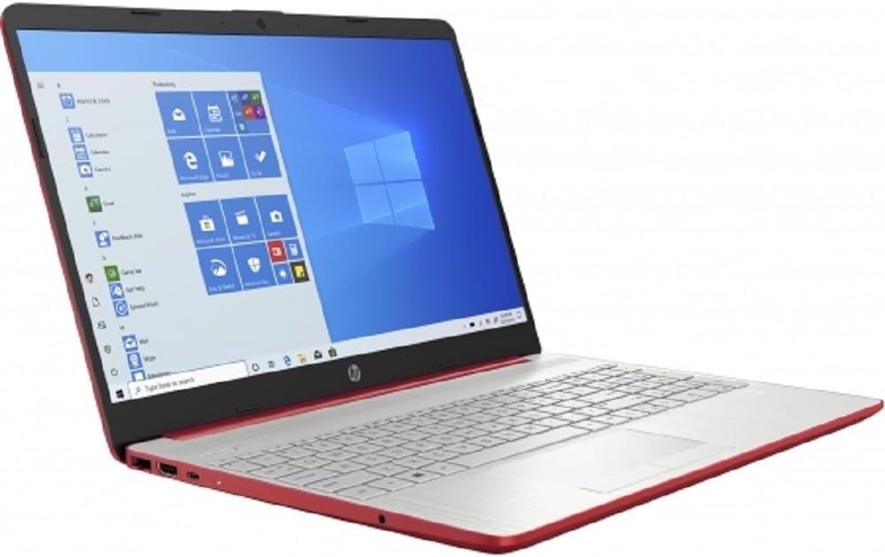 HP 2020 15.6'' HD LED Display Intel Pentium Gold 6405U 4GB DDR4 RAM 500GB HDD Windows 10 Scarlet Red