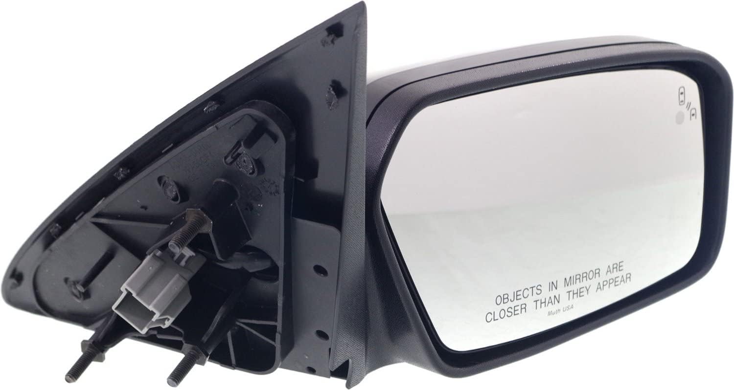 Garage-Pro Driver & Passenger Side Power Heated Mirrors for Ford Fusion 2010-2012 With Blind Spot Monitor & Puddle Lamp with 2 Caps
