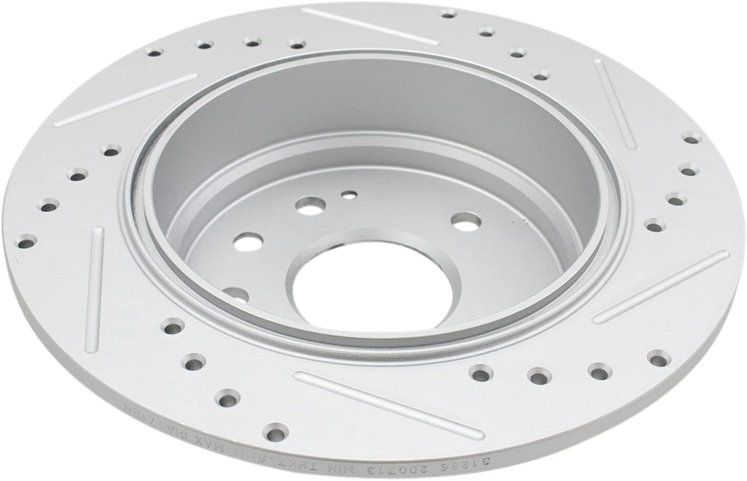 TRQ Performance Rear Brake Pad and Rotor Set Ceramic Solid G Coated Rotors Calipers Compatible with 1999-2003 Acura TL