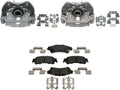 4Pcs Rear Automotive Replacement Brake Calipers with Pads for Cadillac DeVille 2000-2002 for Chevrolet Astro 2003-2005 for Chevy Astro 2003-2005 for Chevrolet Silverado 1500 1999-2002