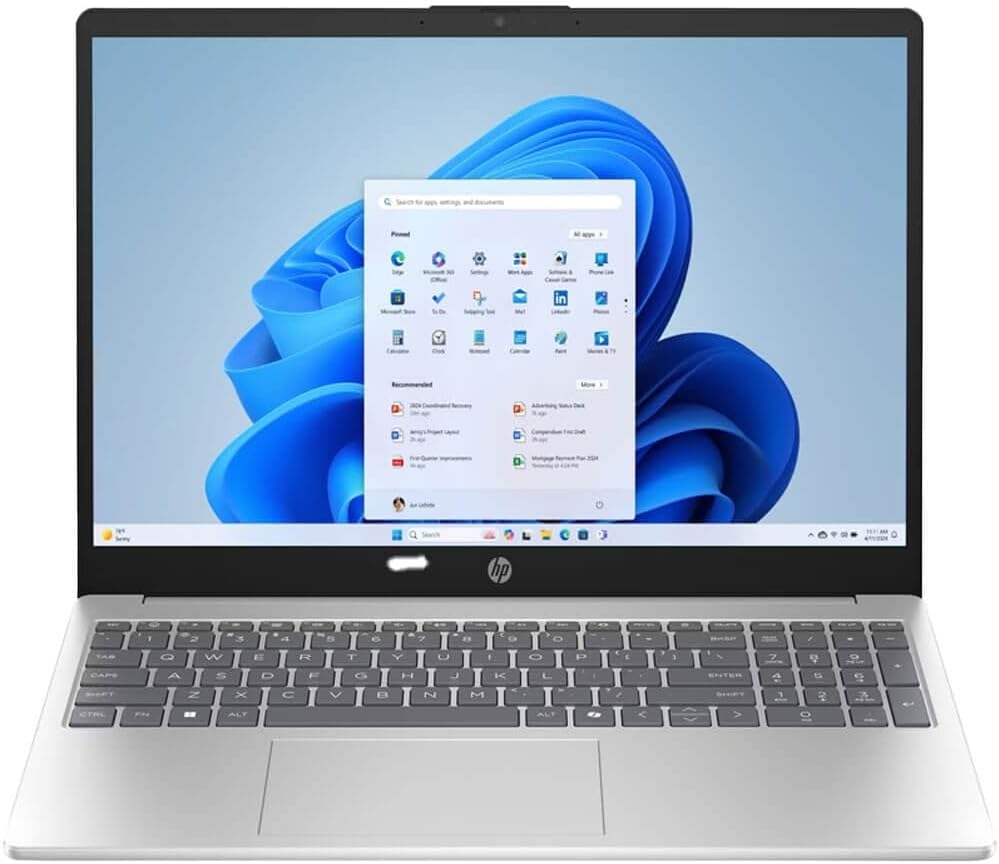 HP 15.6 in Touchscreen Laptop Intel Core i5-1334U 10-Core up to 4.6GHz 12GB RAM 512GB SSD Windows 11 Home FHD Display Intel Iris Xe Graphics Wi-Fi 6 Bluetooth HDMI USB-C USB-A 720p HD Webcam Silver