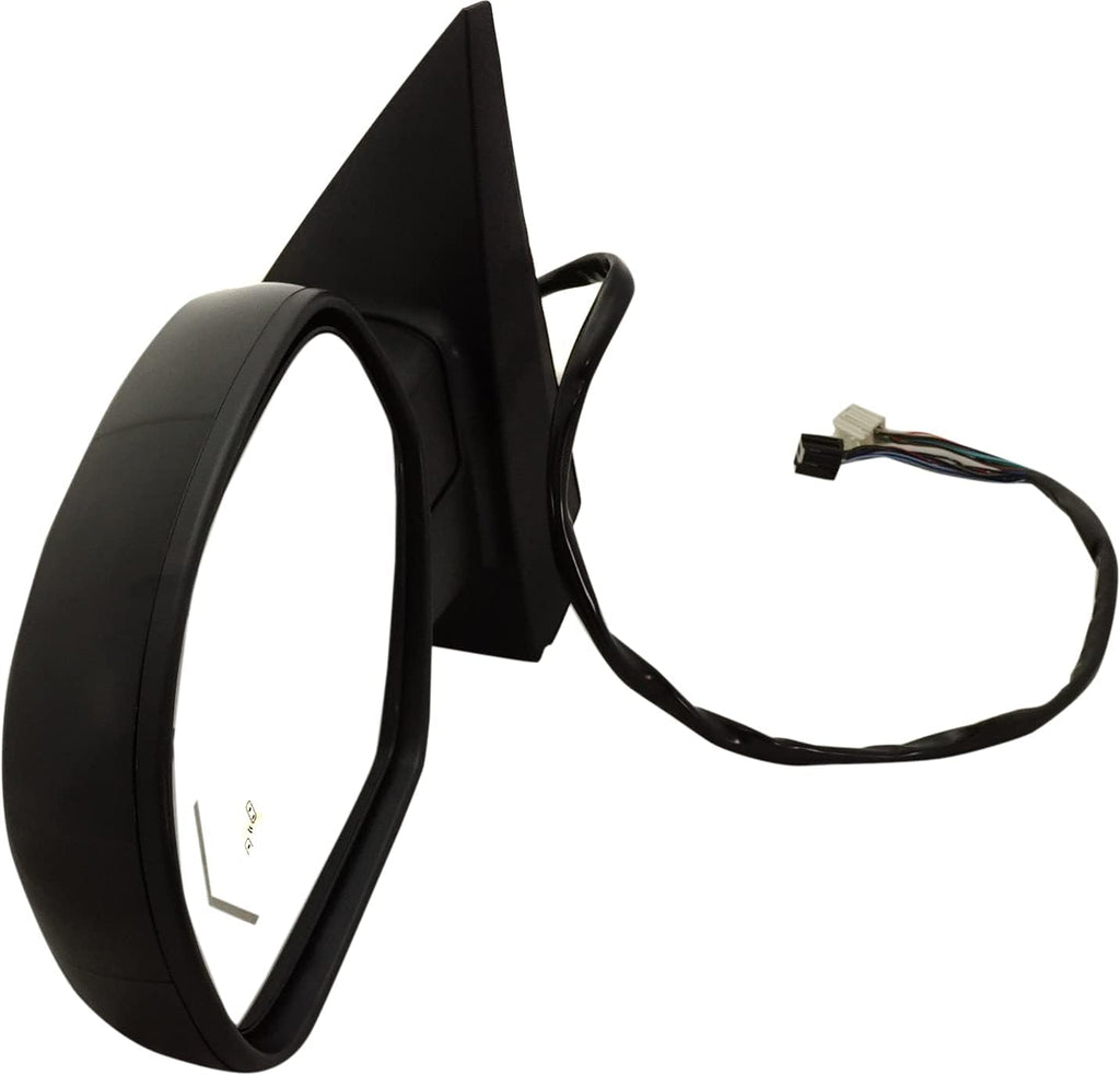 Kool Vue Driver Side Power Heated Mirror for Chevrolet Tahoe, Suburban 1500 GMC Yukon 2007-2014, Car Blind Spot Mirror, Power Fold, Signal Light, Blind Spot Monitor, Memory, Puddle Lamp Textured