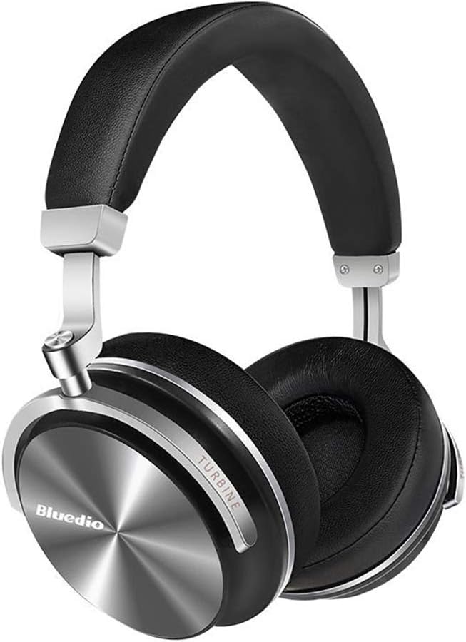 Wireless Bluetooth Headphones Active Noise Cancelling Wireless Stereo Foldable Headphones Soft Memory-Protein Earmuffs Deep Bass with Mic for PC/Cell Phones/TV,Red